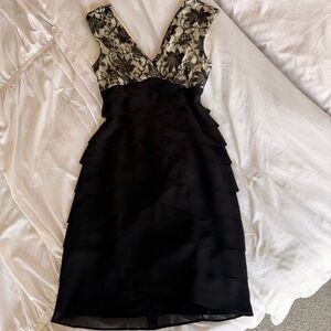 Dressbarn Collection Black and Cream Dress